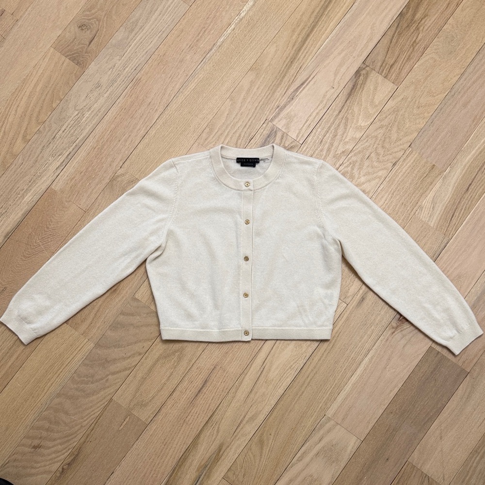 Alice + Olivia Dollie Cashmere Cardigan